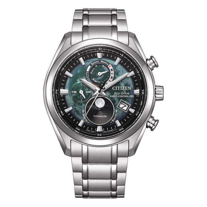 CITIZEN MOONPHASE SUPER TITANIO RADIOCONTROLLATO BY1010-81X - immagine 1