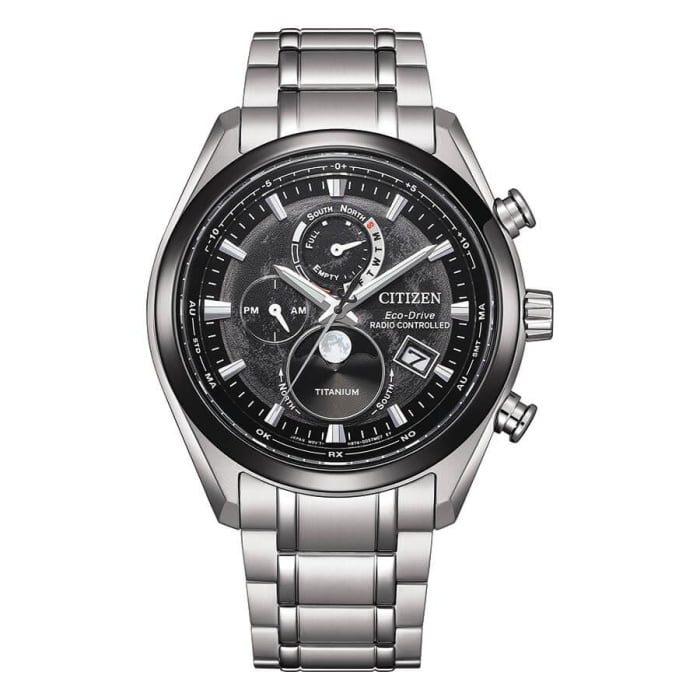 CITIZEN MOONPHASE SUPER TITANIO RADIOCONTROLLATO BY1018-80E - immagine 1