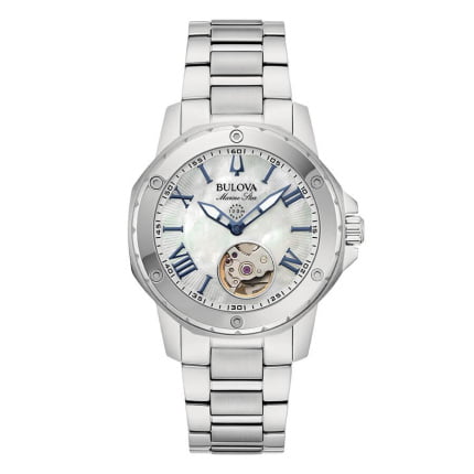BULOVA MARINE STAR LADY AUTOMATIC 96L326