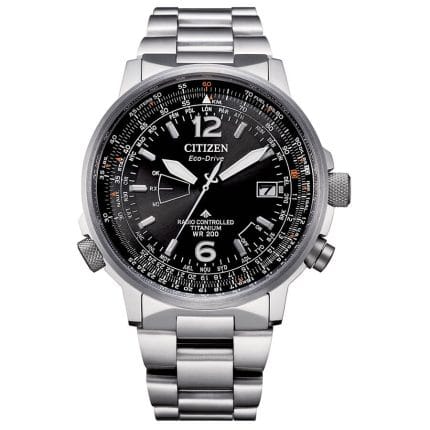 CITIZEN RADIOCONTROLLATO PILOT TITANIO CB0230-81E