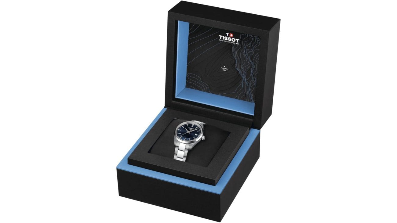orologio Tissot acciaio dentro la scatola